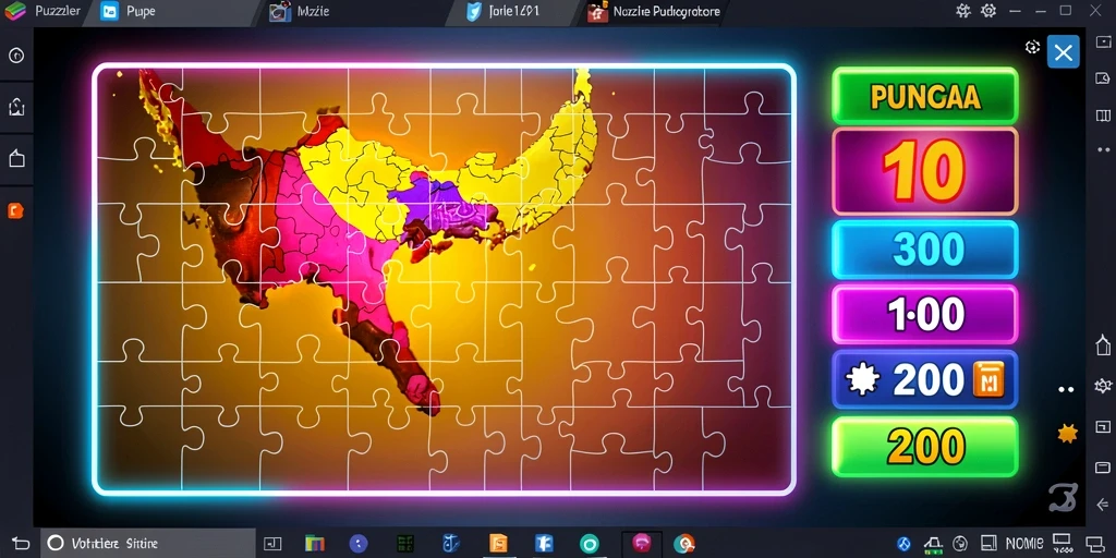 Tangkapan layar menunjukkan antarmuka utama game yang menarik.