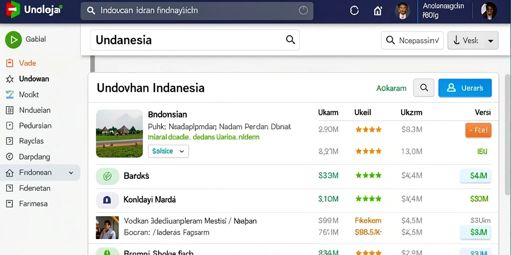 Tampilan menu utama yang menarik dan mudah dinavigasi.