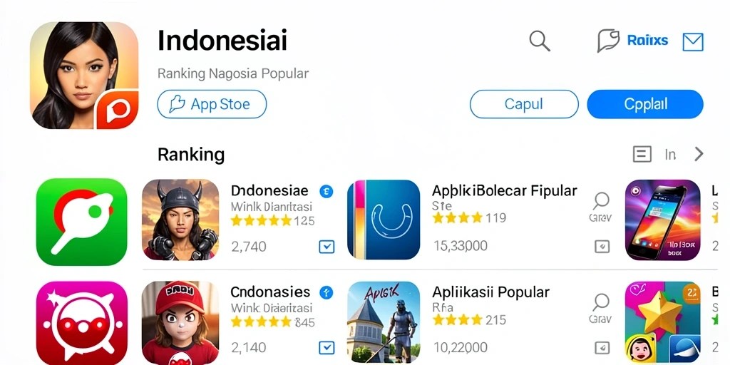 Tampilan grafis yang menawan dari mesin slot.