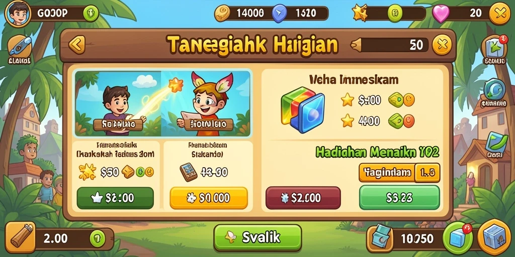 Tampilan antarmuka yang menarik dan user-friendly.
