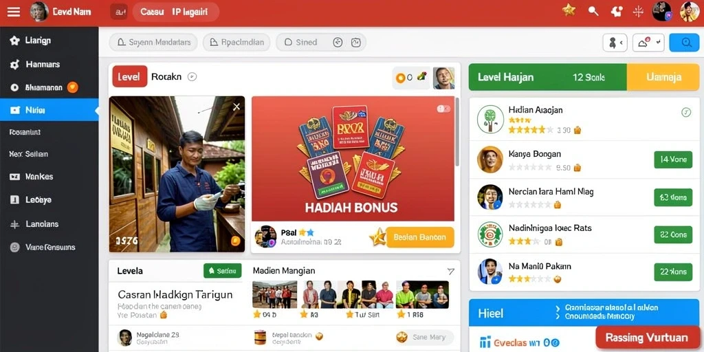 Tampilan antarmuka yang menarik dan responsif.