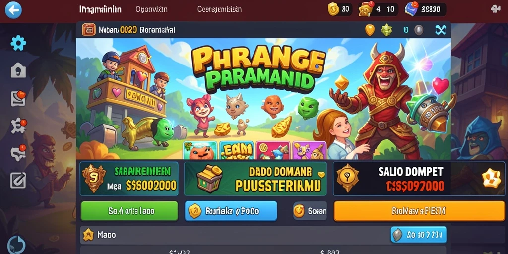 Tampilan indah dengan karakter yang dapat dikustomisasi.