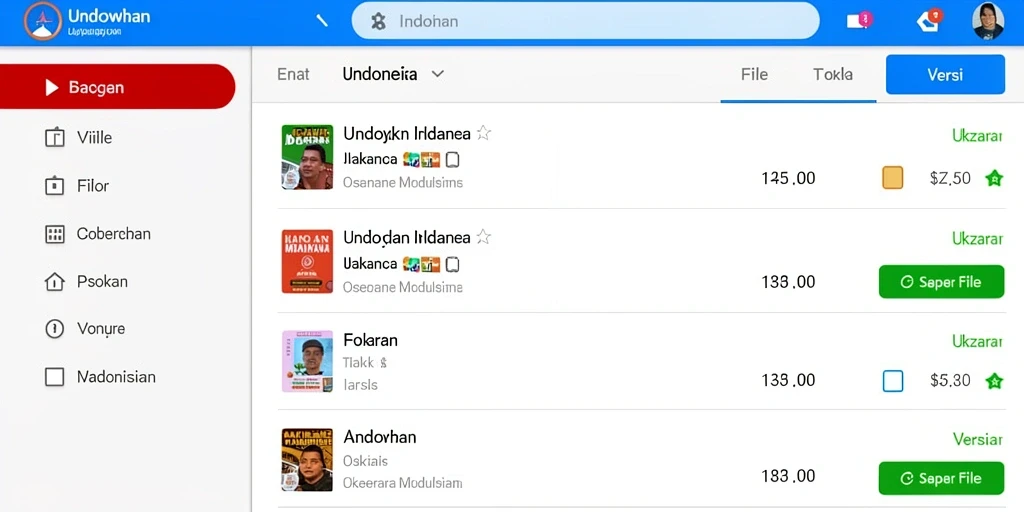 Tampilkan layar utama dengan pilihan permainan slot.