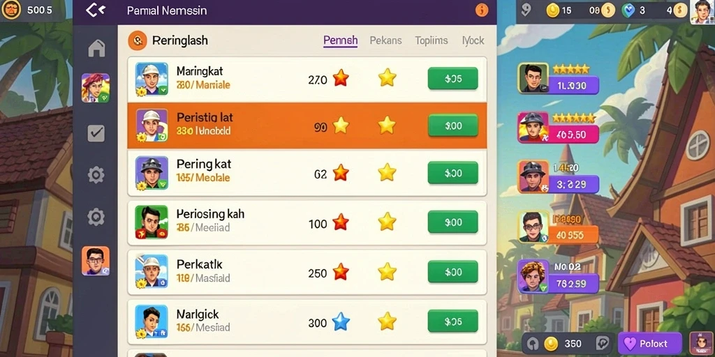 Tampilan antarmuka yang menarik dan user-friendly.