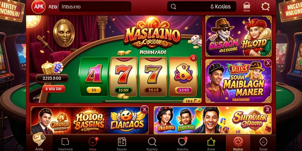 Tampilan utama game TITAN777 yang menarik.