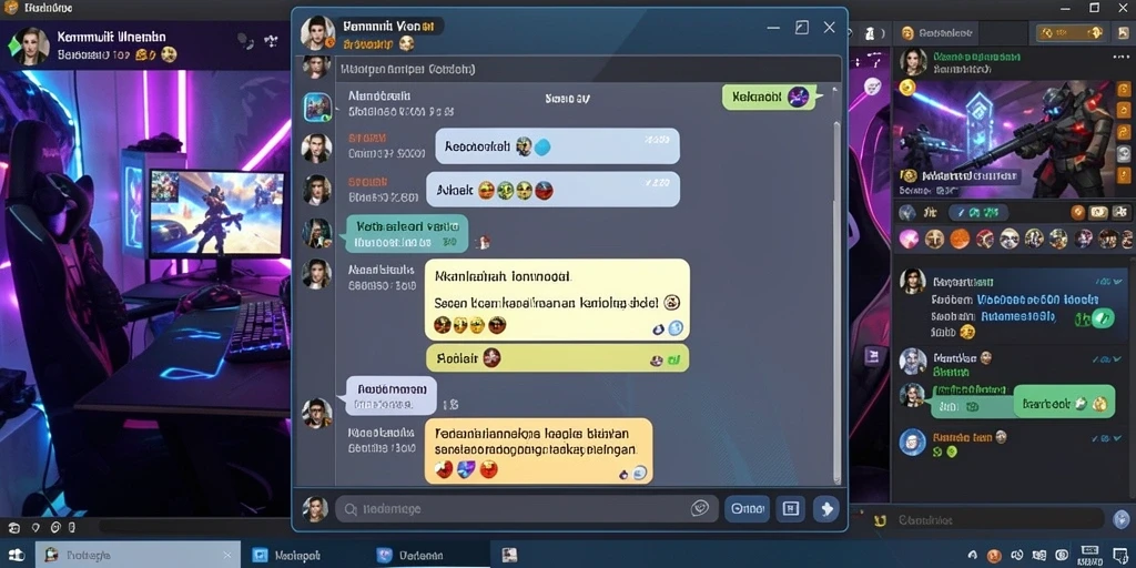 Screenshot menunjukkan antarmuka pengguna yang menarik.