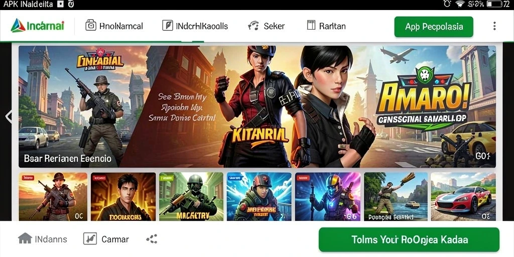 Tampilkan aksi seru dari pemain dalam permainan.